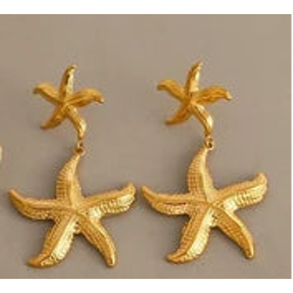 Casual Beach Classic Style Starfish and Shell ring - Waterproof - Picture 2 of 3